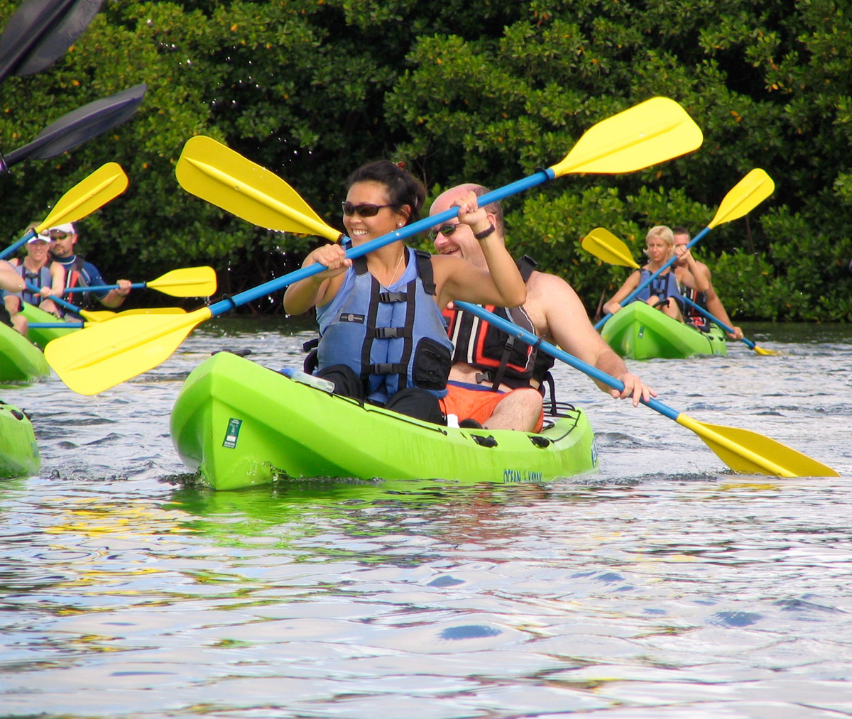 eco-kayaking